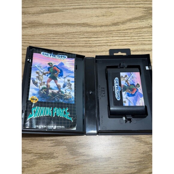 Shining Force (Sega Genesis, 1992) Genuine Tested Complete CIB Nice - Picture 2 of 3